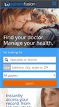 Mobile Screenshot of patientfusion.com